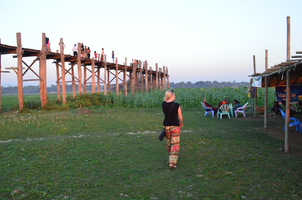 U Bein's Bridge near Mandalay, Myanmar