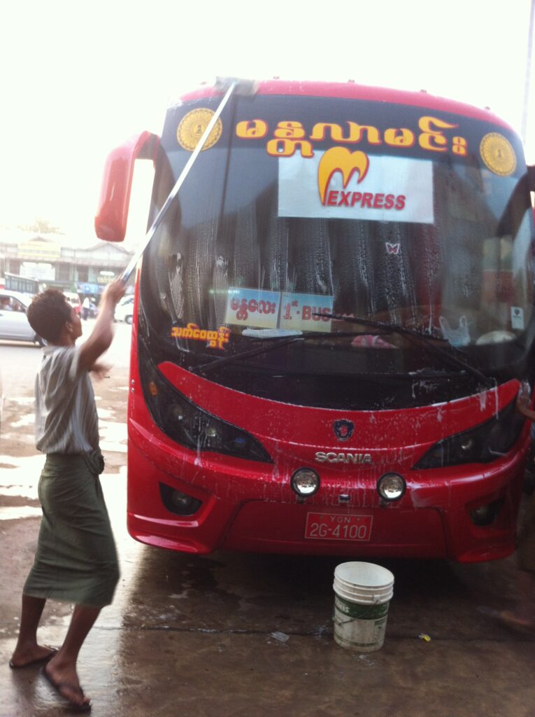 Bus in Yangon, Myanmar