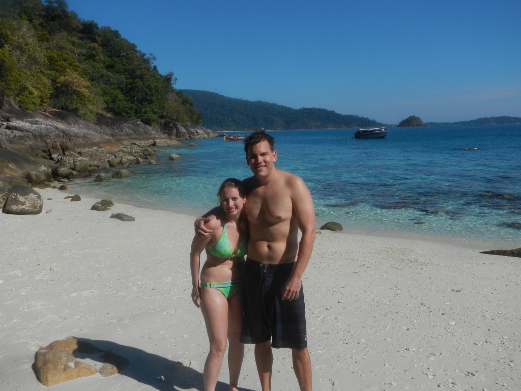 Shannon and Stephen in Ko Lipe, Thailand