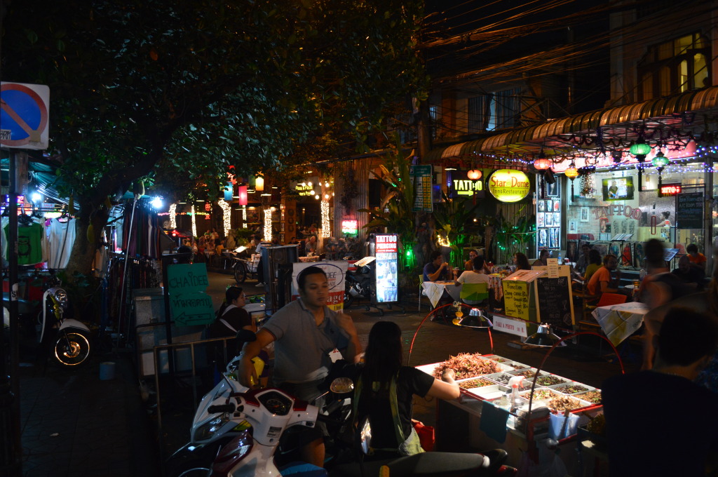 Khao San road in Bangkok, Thailand