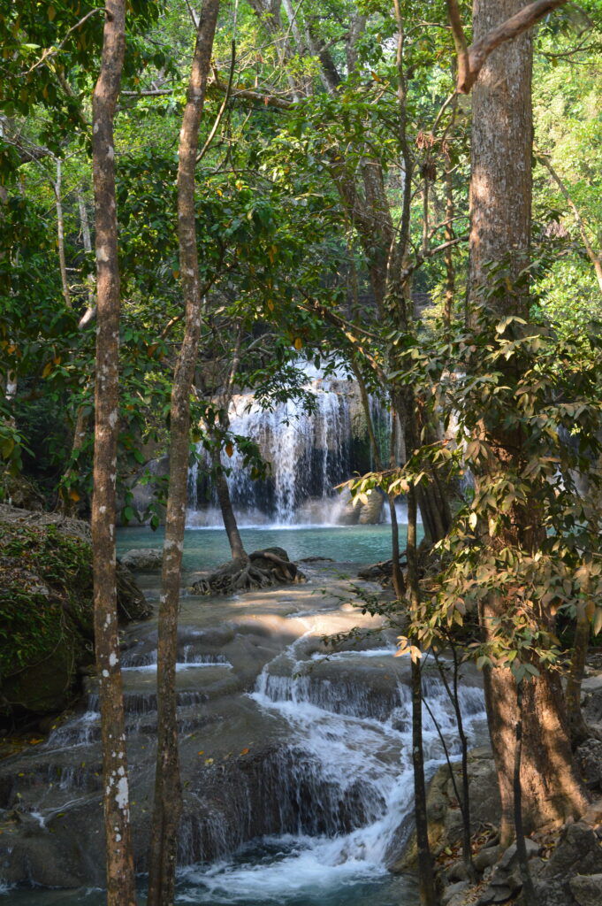 Erawan Falls in Kanchanaburi, Thailand