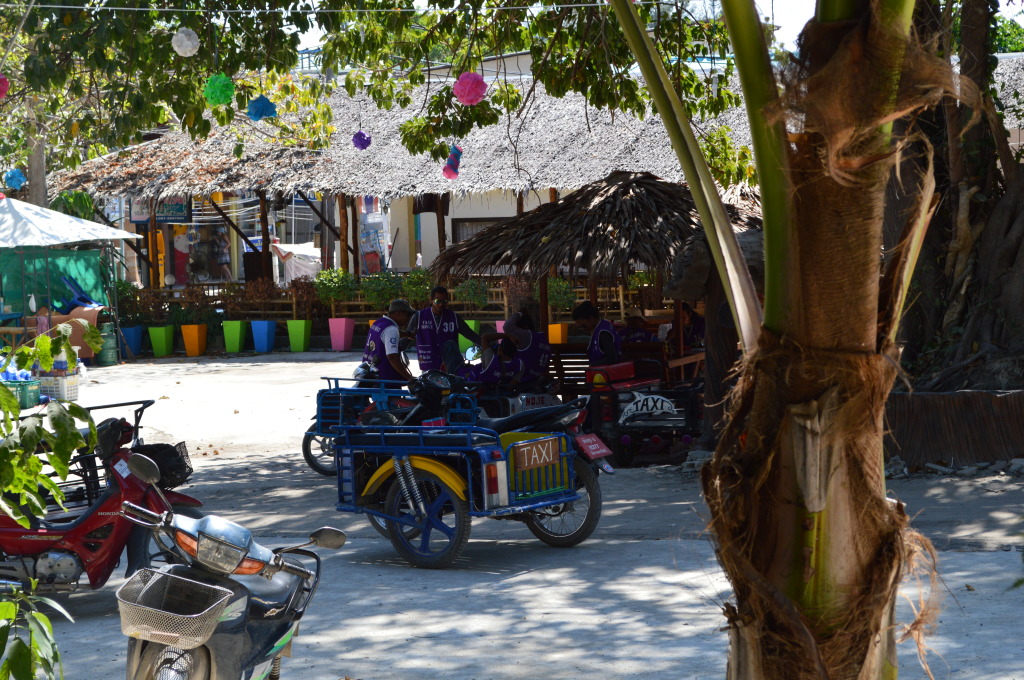 Taxi stand in Ko Lipe, Thailand