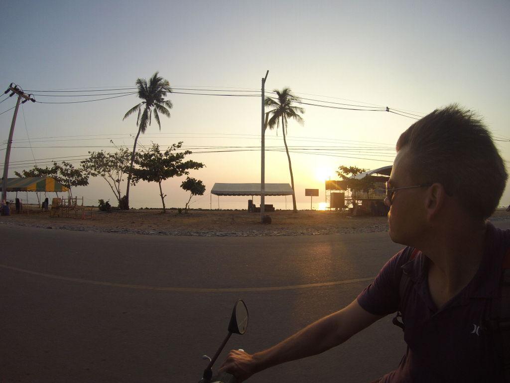 Stephen on Motorbike in Ko Lanta, Thailand