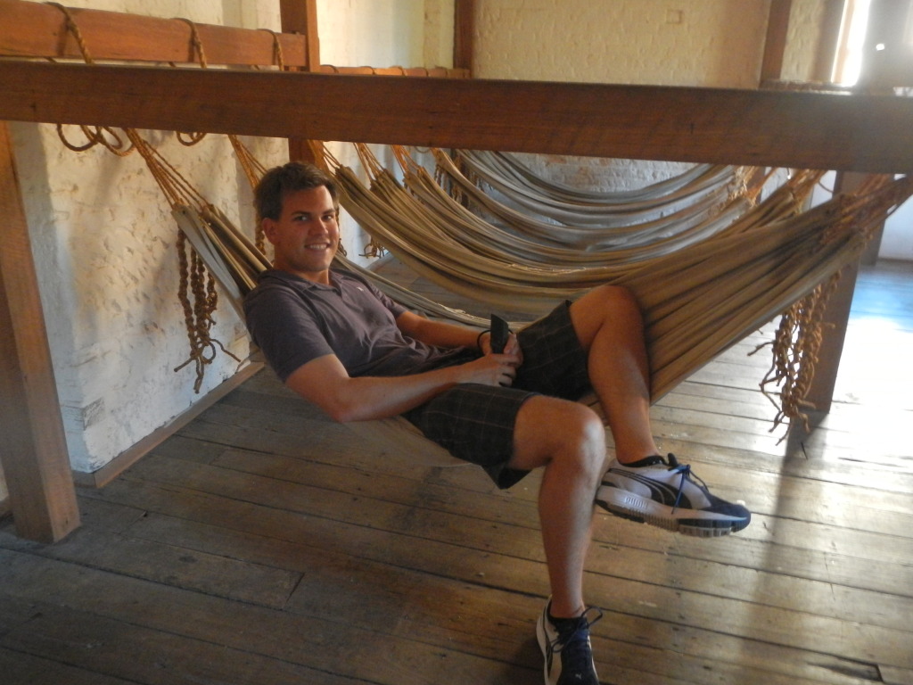 Stephen at the Barrack's Museum in Sydney, Australia