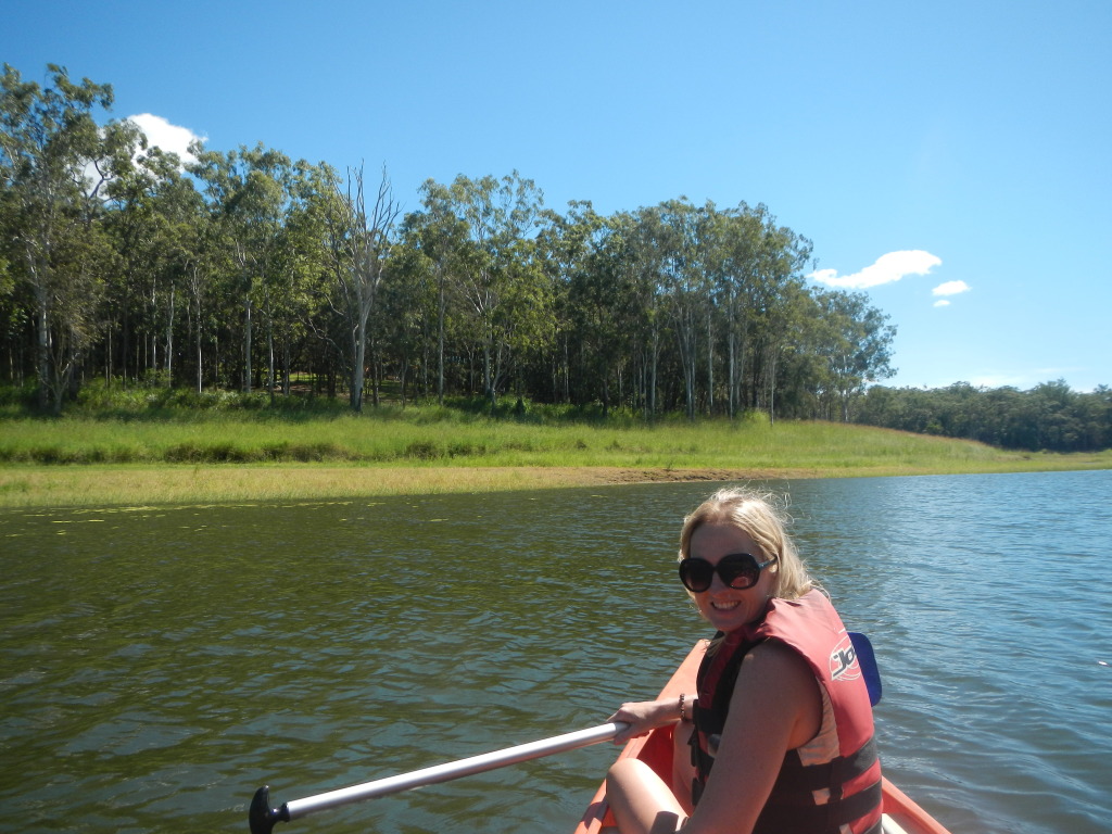 Shannon Kayaking in Daintree National Forest in Queensland, Australia
