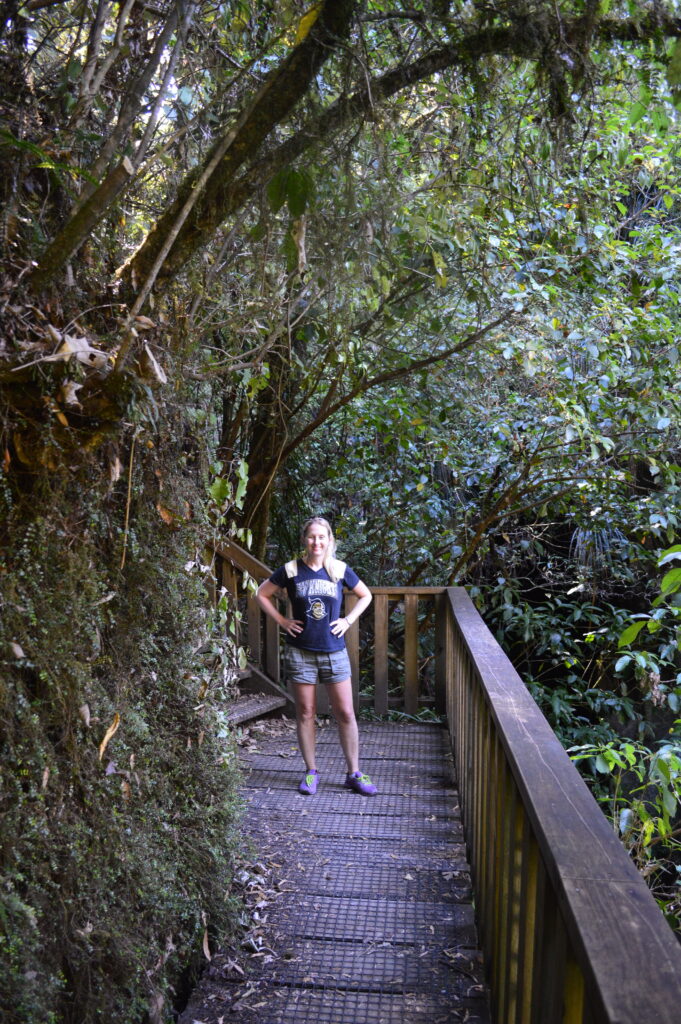 Shannon in Waitomo Caves, New Zealand