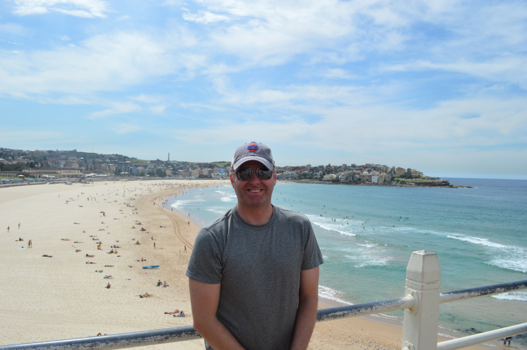 Derrick at Bondi Beach, Australia