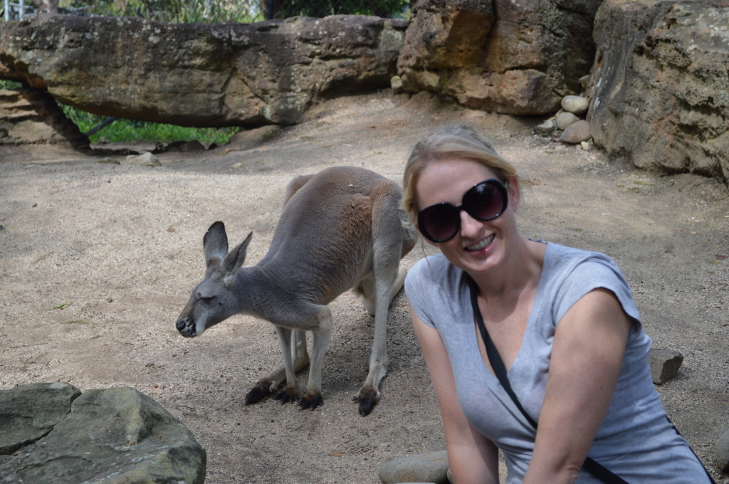 Shannon at Taronga Zoo, Sydney, Australia