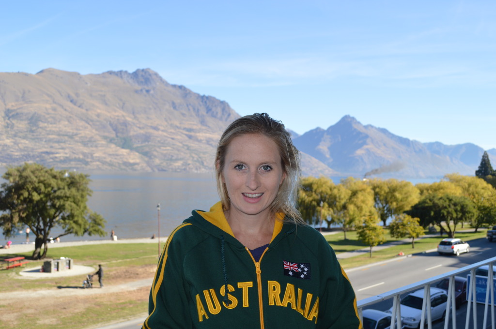 Shannon at Lakeside Hotel in Queenstown, New Zealand