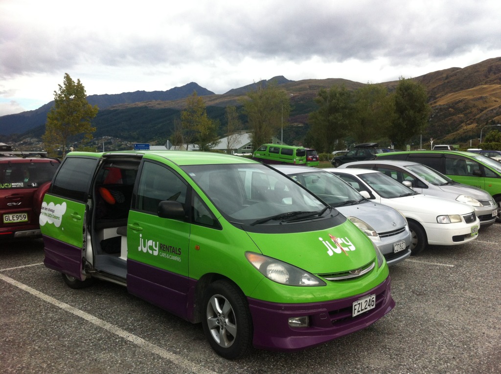 Jucy Van in New Zealand