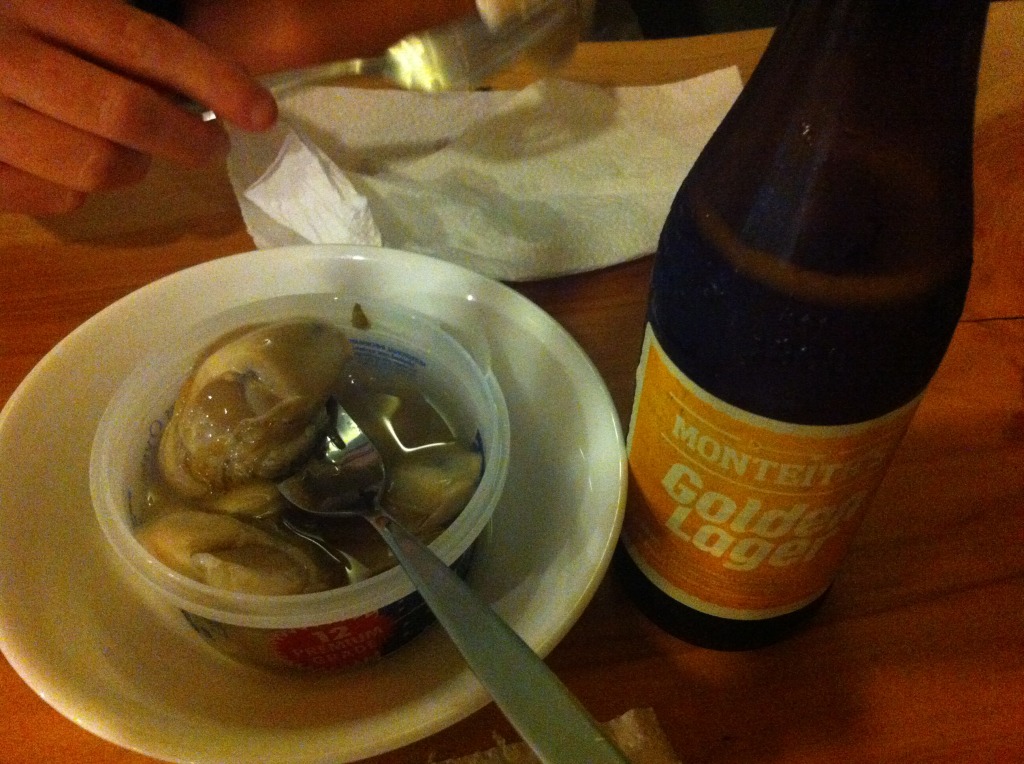 Oysters and Beer in New Zealand