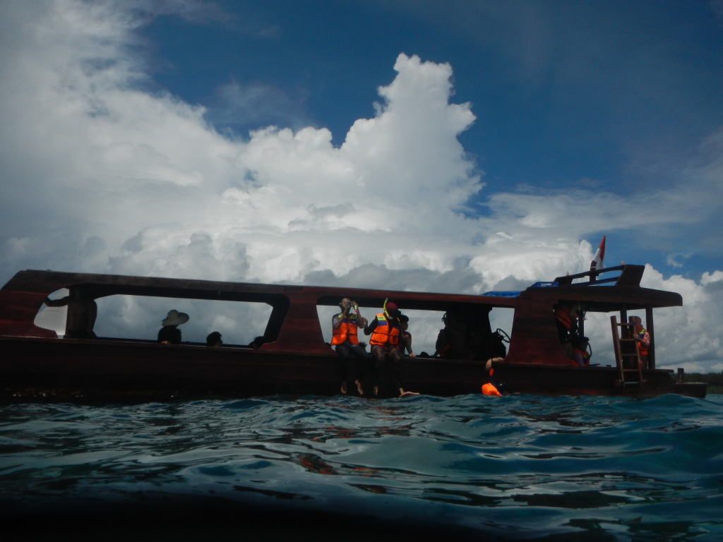 Snorkel Boat on Gili Trawangan, Indonesia
