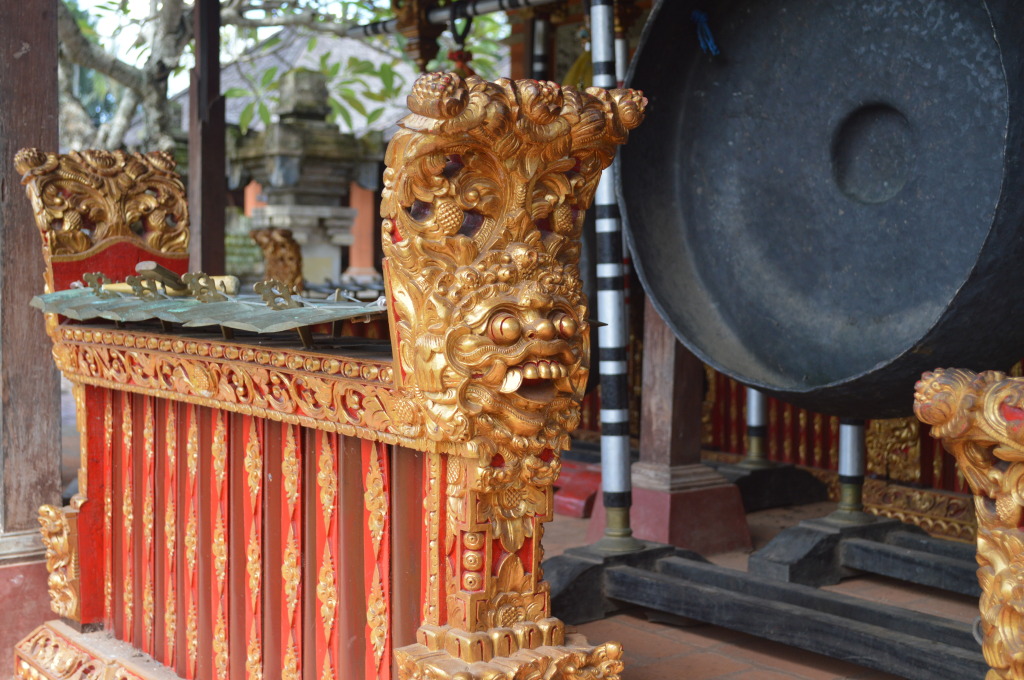 Gamelan in a Temple in Bali, Indonesia
