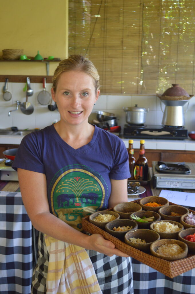 Shannon at Payuk Bali Cooking School