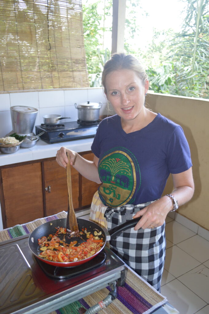 Shannon at Payuk Bali Cooking School
