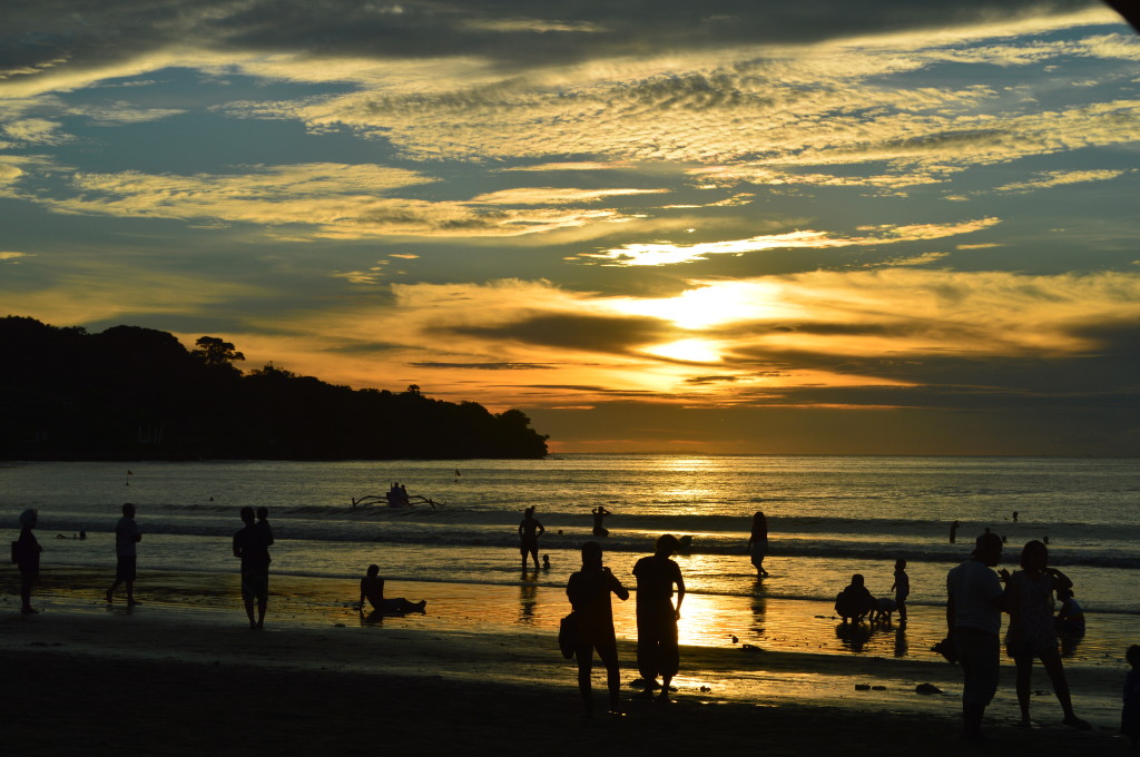 Sunset on Jimbaran Bay, Bali, Indonesia