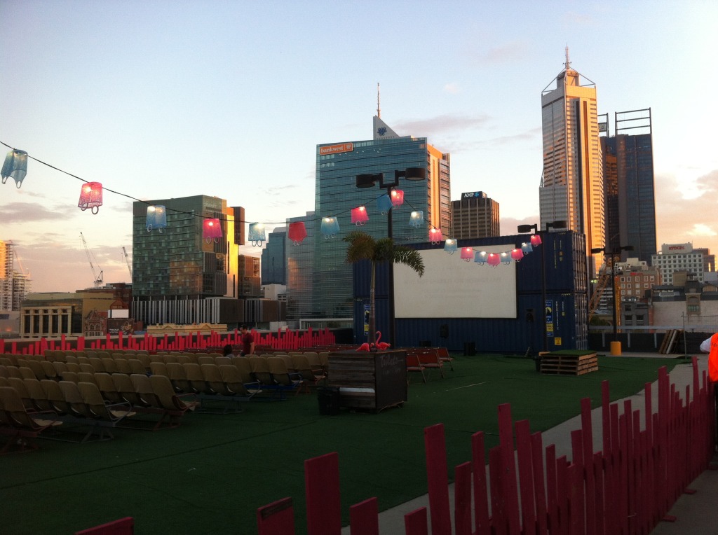 Rooftop Movie Theater in Perth, Australia
